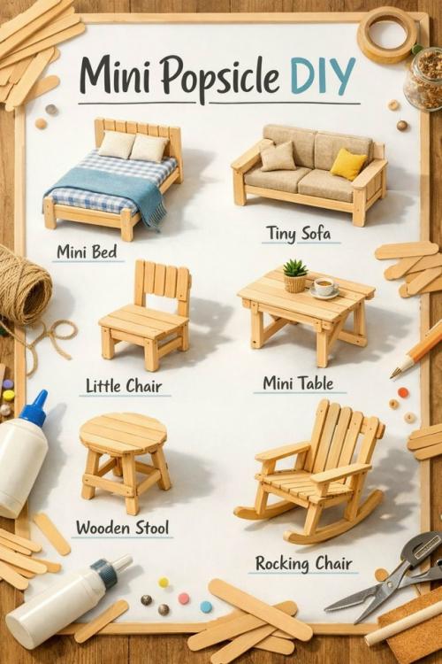 Стильная мебель своими руками: мы творим из подручных материалов! 01