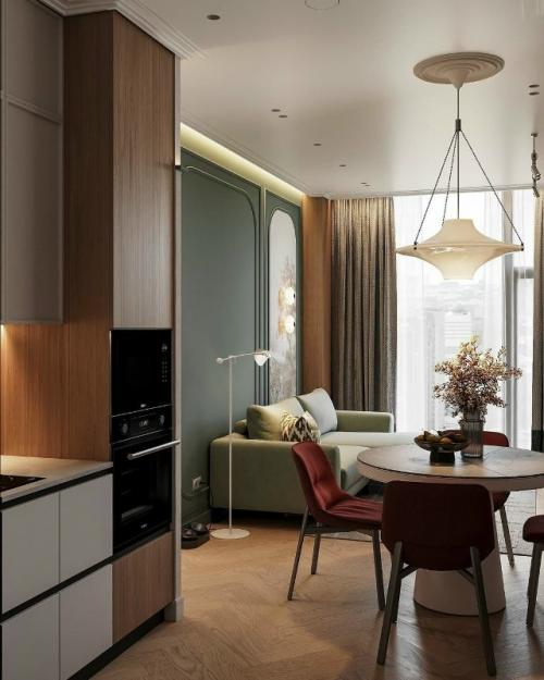 Кухня - гостиная, в которой есть всё. 06