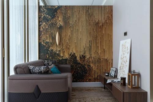 Интерьер однокомнатной квартиры в стиле неоклассика. 03