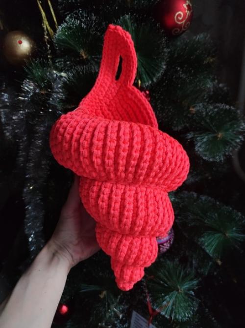 Моя новая - подвесная корзинка - ракушка! 02