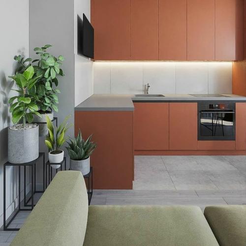 Дизайн проект кухни - гостиной. 05