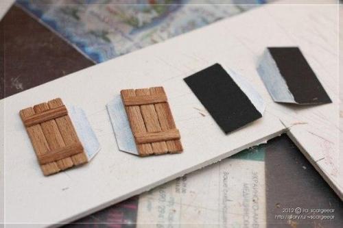 Очаровательный домик из картона. 06