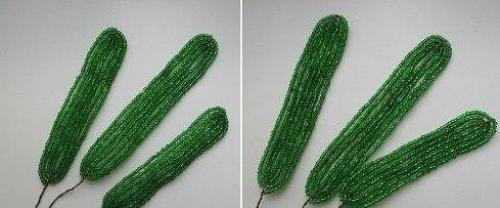 Орхидея из бисера. 06