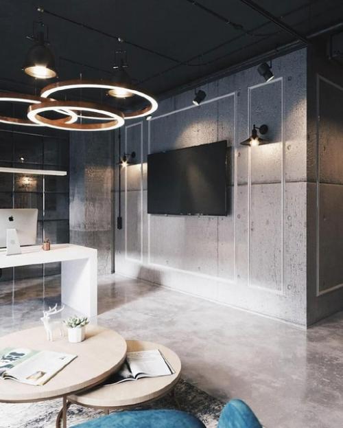 Интерьер в стиле лофт. 04