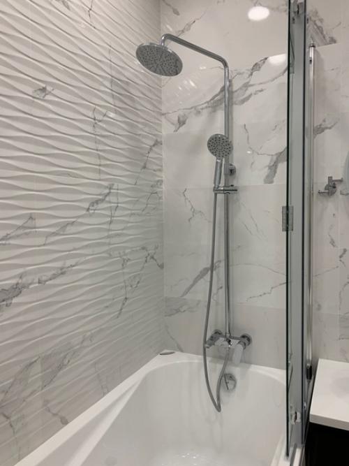 Сделали вот такой ремонт в ванне. 05