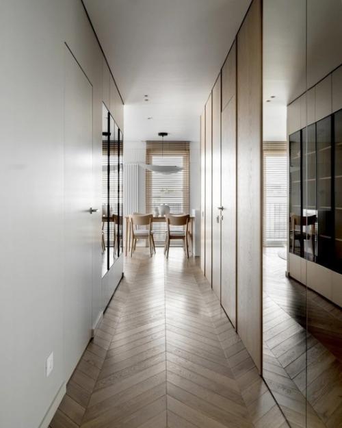 Дизайнер Екатерина Плотникова создала для молодой пары спокойный интерьер в природной цветовой гамме. 04