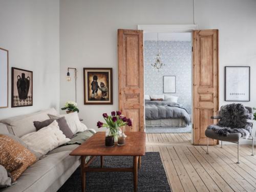 Очаровательная квартира с одной спальней в Швеции. 02 Очаровательная квартира с одной спальней в Швеции. 02