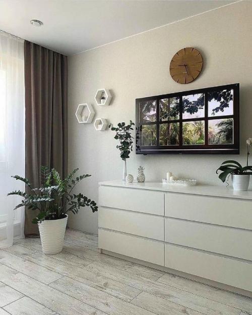 Современный интерьер в светлых тонах. 02