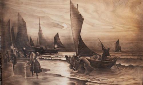 Новое выжигание картин по дереву - в новые стильные интерьеры. 01