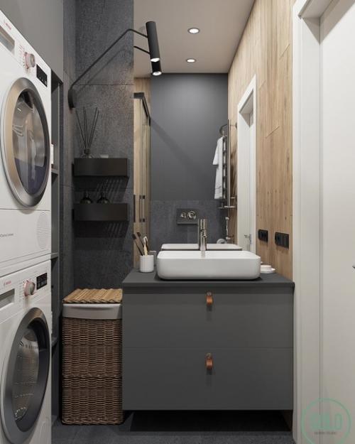 Несколько вариантов оформления санузла. 03