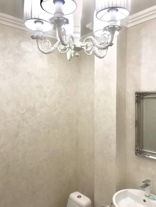 Необычный вариант ремонта ванной комнаты в классическом стиле. 03