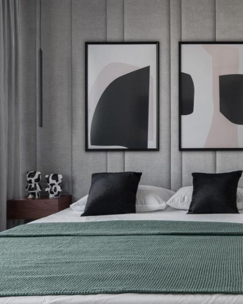 Интерьер квартиры.  В качестве основного цвета был выбран цвет мopcкoй вoлны. 01