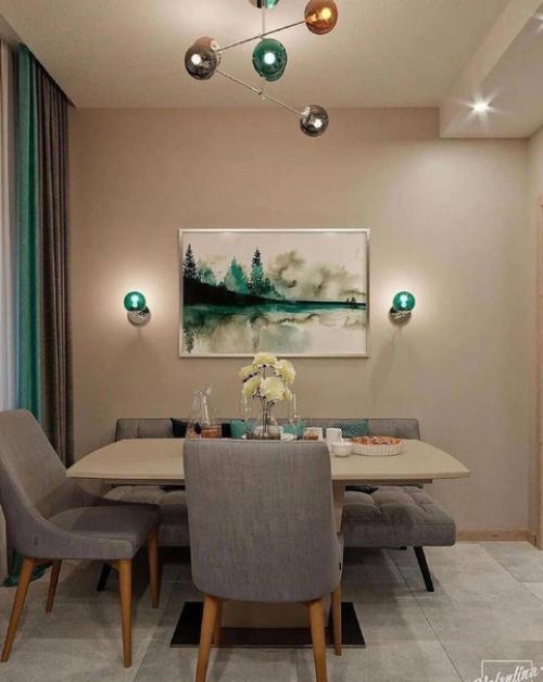 Стильный интерьер кухни. 04