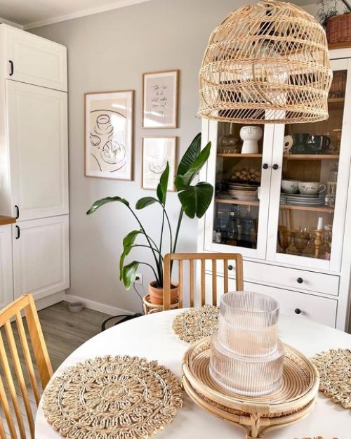 Дерево, растения и красивый декор помогают создать в доме тёплую и уютную атмосферу! 07