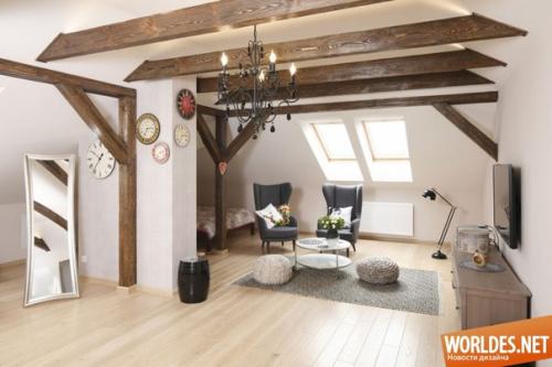 * Идеи для строительства и ремонта: мы обустраиваем небольшую квартирку на чердаке *. 01