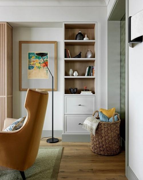 Дизайнер Анна павловская создала интерьер с природными мотивами для семьи с двумя детьми. 03