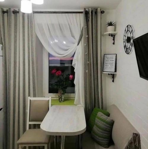 Крохотная кухня. В современном стиле. 02