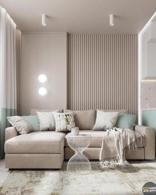 Интерьер кухни - гостиной. 03