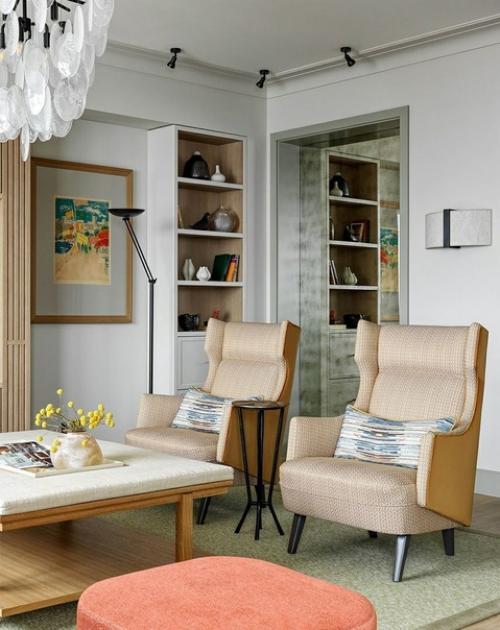 Дизайнер Анна павловская создала интерьер с природными мотивами для семьи с двумя детьми. 02