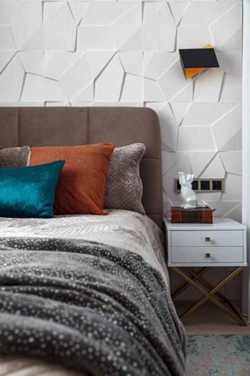 Интерьер однокомнатной квартиры в стиле неоклассика. 05