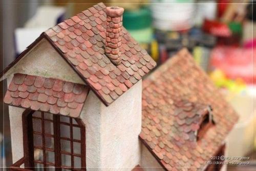 Очаровательный домик из картона. 07