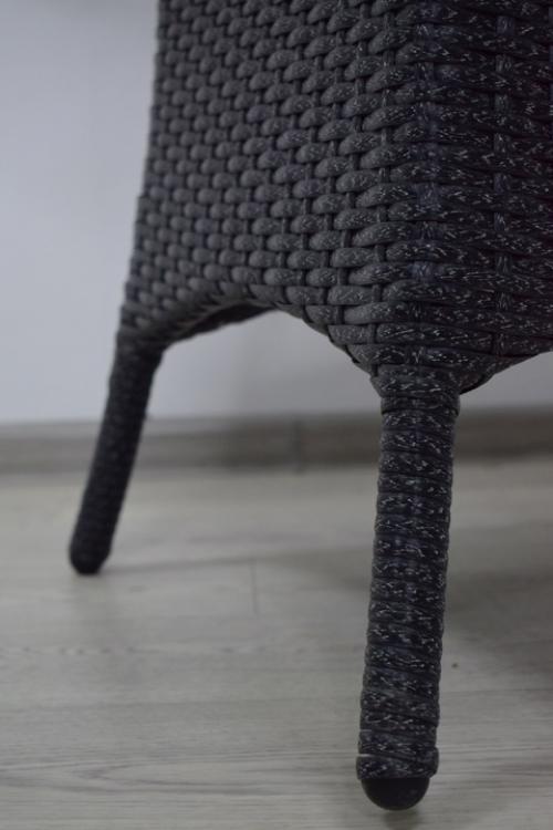 Комплект из поли ротанга в изысканном цвете гризальт - это идеальное решение для создания стильного и уютного уголка на открытом воздухе. 04