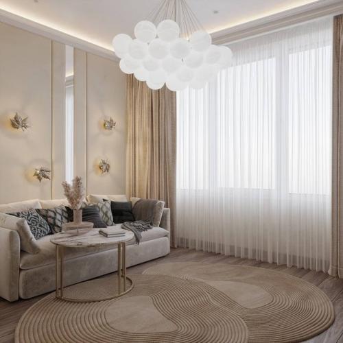 Дизайн интерьера 3 х - комнатной в стиле ар - деко. 02