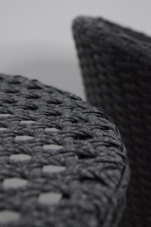 Комплект из поли ротанга в изысканном цвете гризальт - это идеальное решение для создания стильного и уютного уголка на открытом воздухе. 08