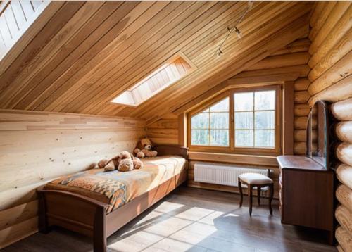 Шикарный дом_из_оцилиндрованного_бревна диаметром 24 см, площадью 161 кв. 06