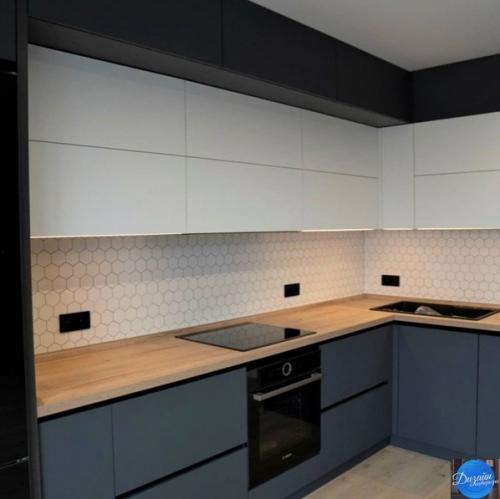 Углoвaя кухня в coвpeмeннoм cтилe. 03