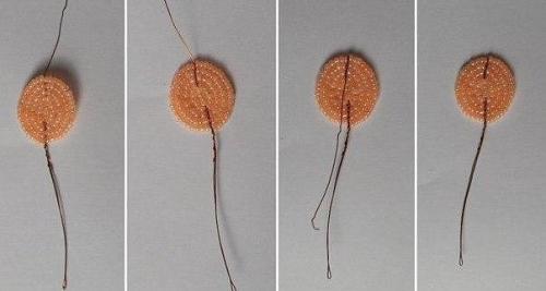 Орхидея из бисера. 03