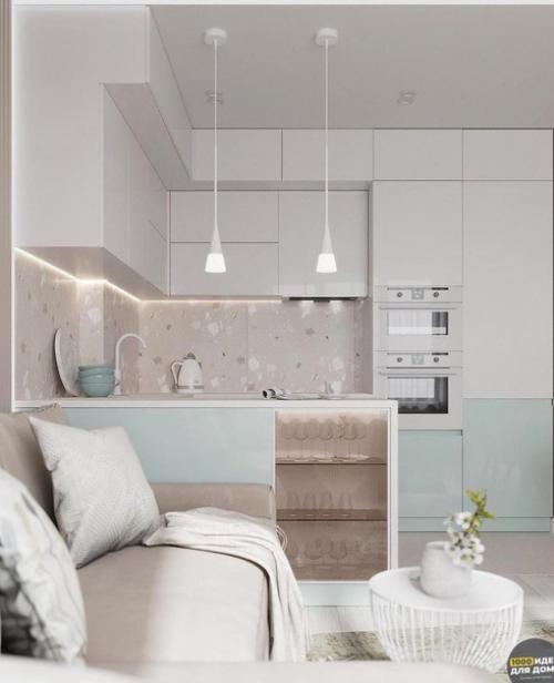 Интерьер кухни - гостиной. 08