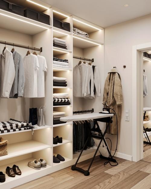 Спальня в доме п. симагино выборского района выполнена в едином стиле со всем интерьером. 07