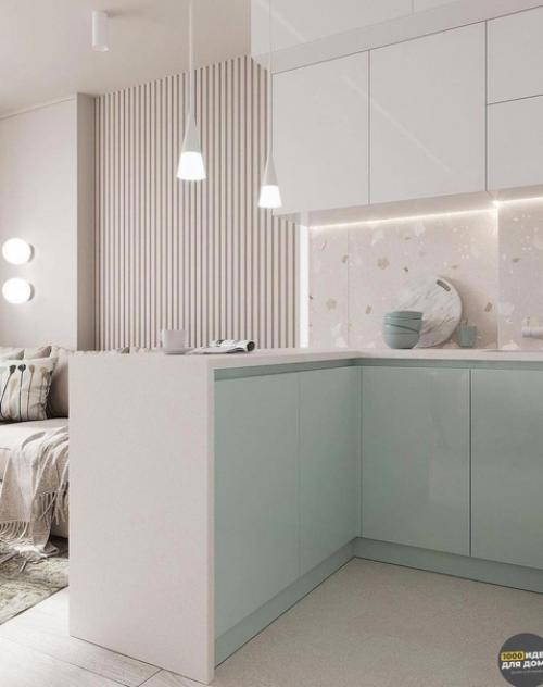 Интерьер кухни - гостиной. 02