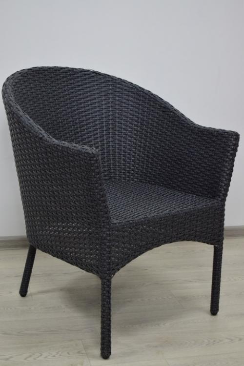 Комплект из поли ротанга в изысканном цвете гризальт - это идеальное решение для создания стильного и уютного уголка на открытом воздухе. 05