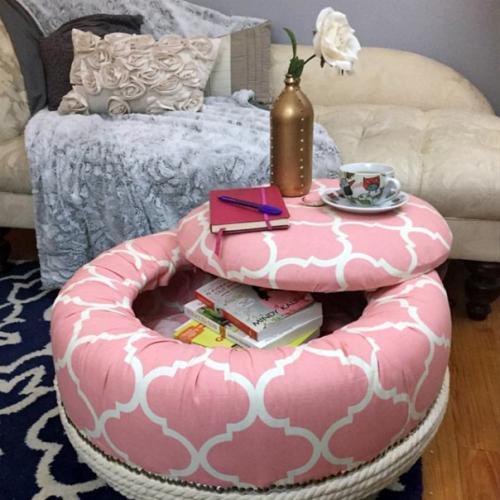 Неожиданные способы использования старых покрышек дома. 06