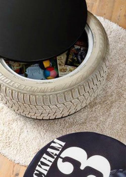 Неожиданные способы использования старых покрышек дома. 01