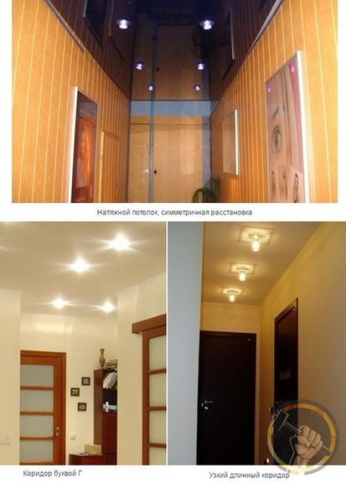 Правила размещения светильников на потолке. 04