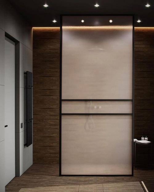 Стильное современное оформление санузла. 03