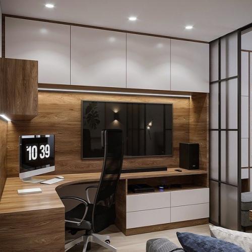 Интерьер спальни - гостинои. 02