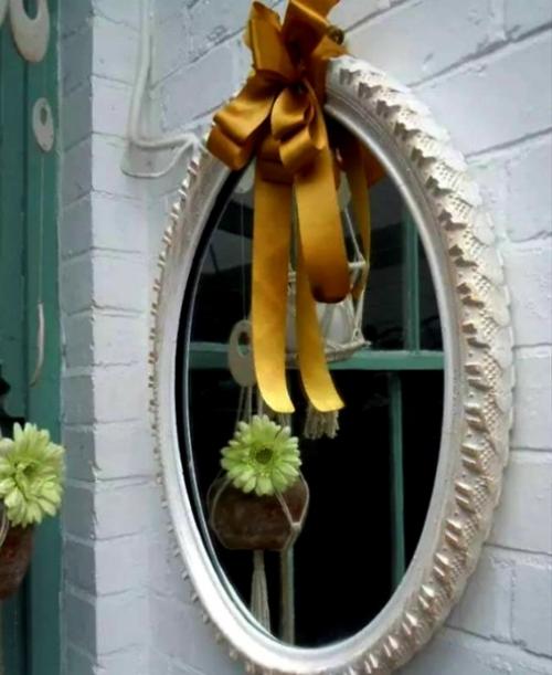 Неожиданные способы использования старых покрышек дома. 03