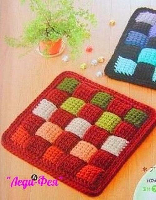 5 красивых ковриков для дома - мы вяжем крючком! 03