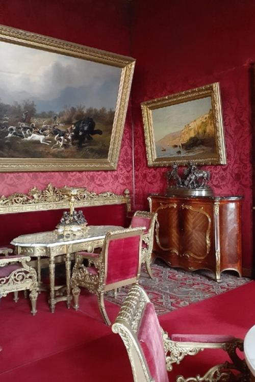 Владимирский дворец. Один из особняков, расположенных на дворцовой набережной, напоминает флорентийское палаццо. 06