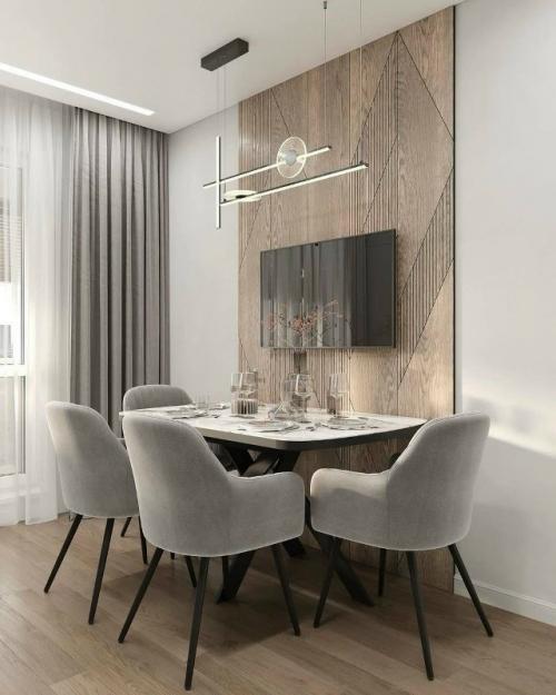 Современный интерьер в спокойной палитре. 02