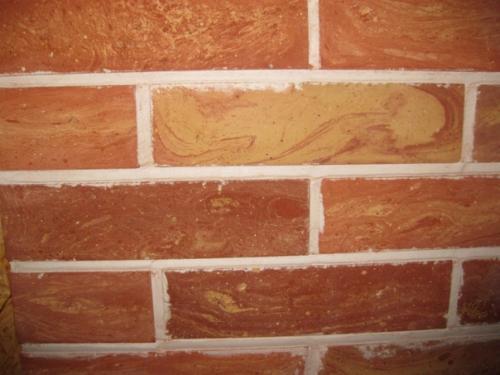 Имитация кирпичной кладки своими руками. 03