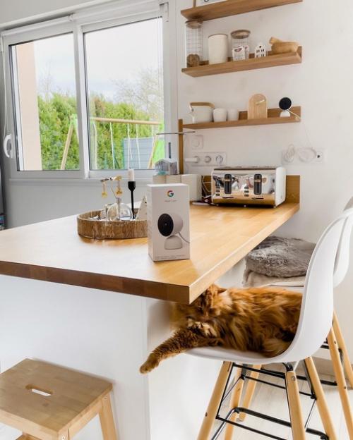 Интерьер кухни в скандинавском стиле. 06