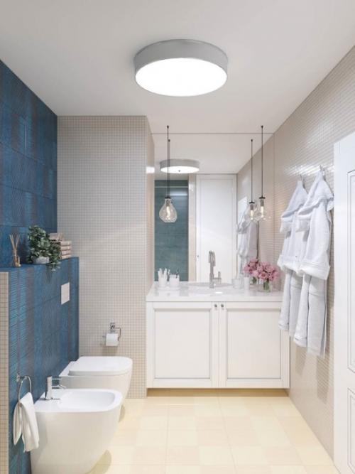 Однушка с большой ванной и спальней - гостиной. 07