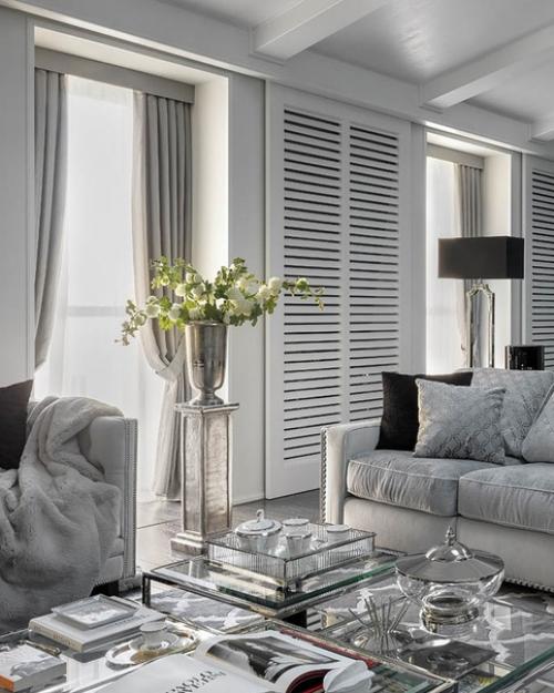 Сияющий интерьер в классическом стиле от дизайнера милы стручковой. 05