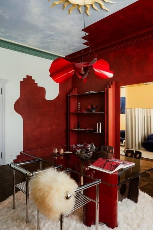 Назад в 1970-е: яркая мини - квартира в Познани.

