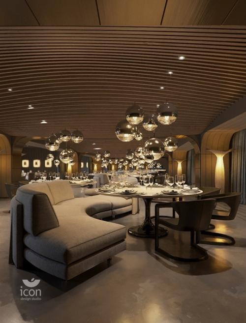 Стилистическая концепция. Ресторана платина + (1500 кв. 02